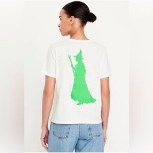 NWT Old Navy x Wicked Elphaba Positively Green Tee Size Medium
